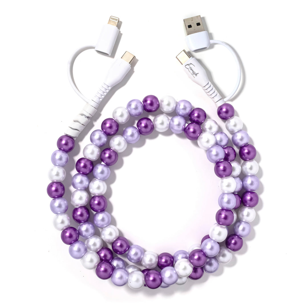 Beaded Phone Charger Dragonfruit