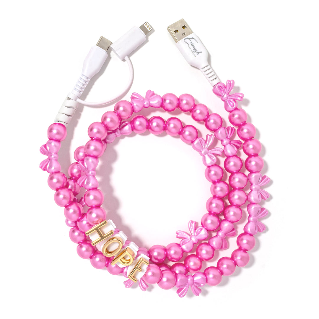 Beaded Phone Charger Hope