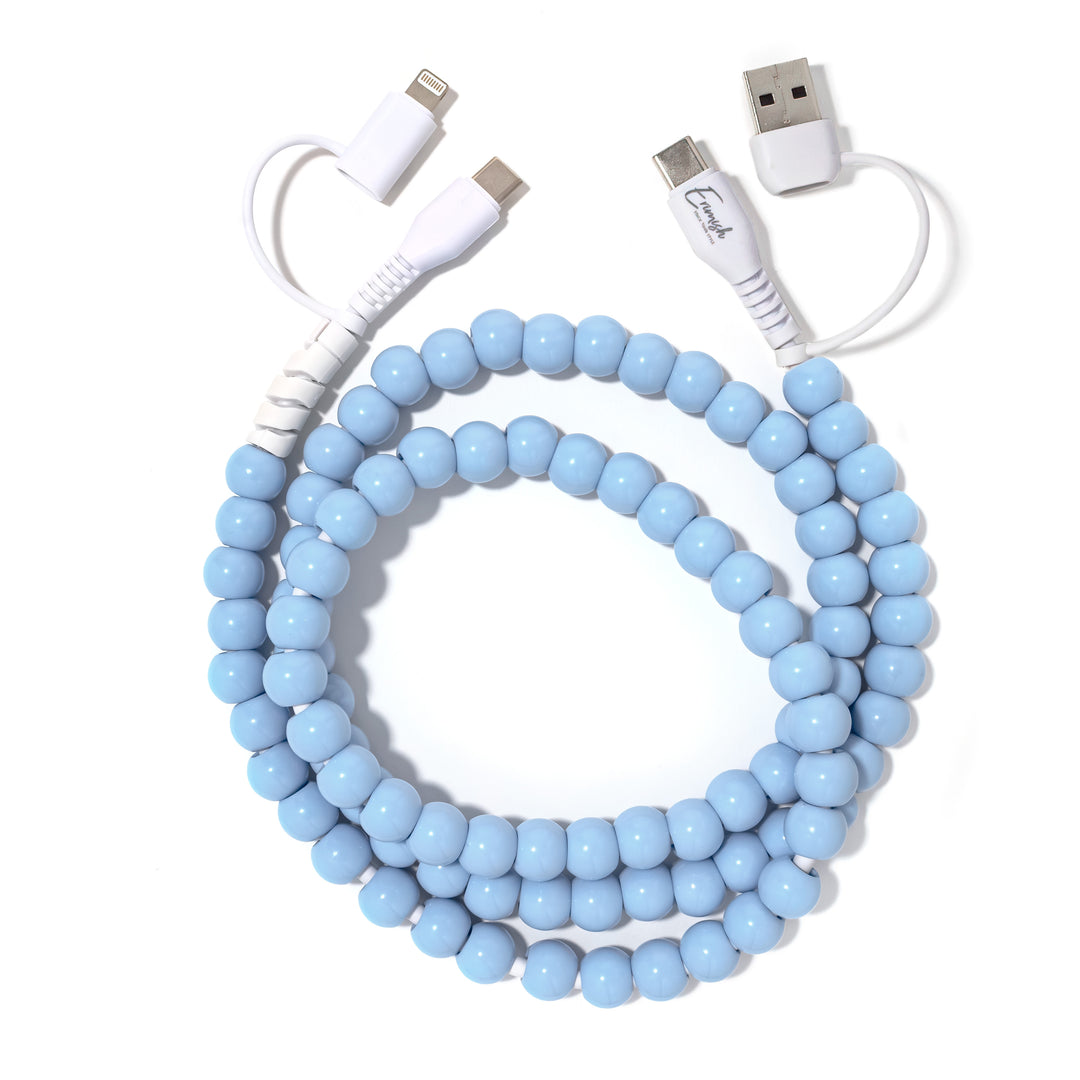 Beaded Phone Charger Ice
