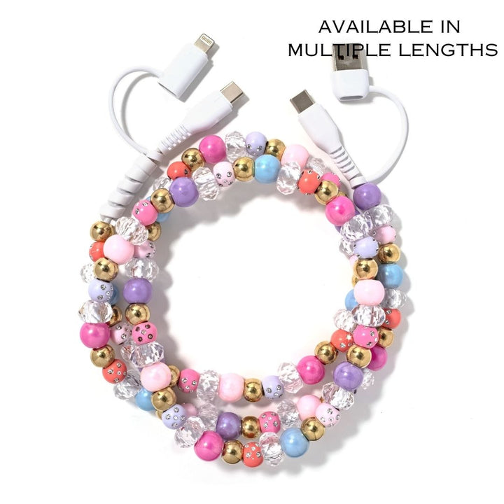 Beaded Phone Charger Smoothie