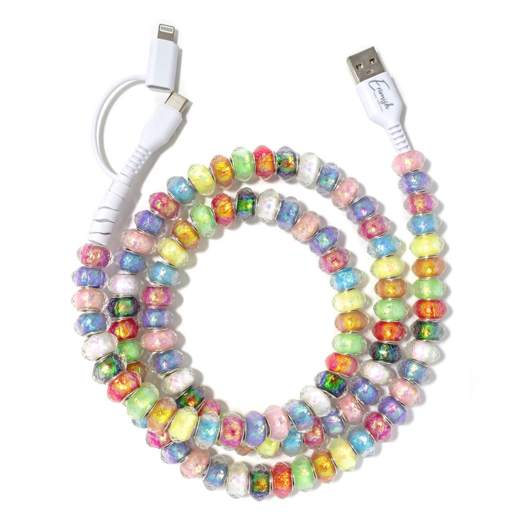Beaded Phone Charger Sparkle - Erimish