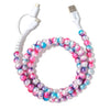 Beaded Phone Charger Ombre