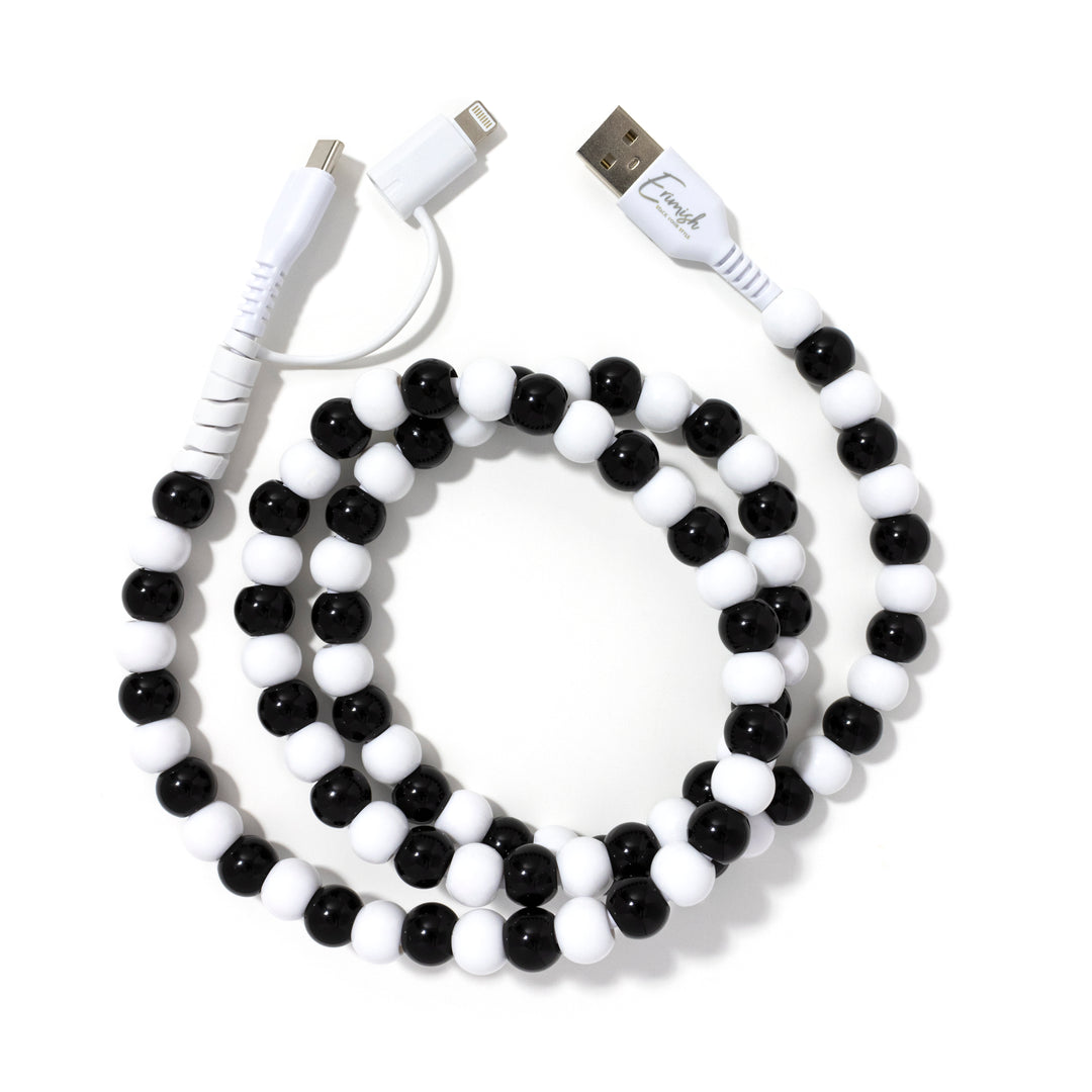 Beaded Phone Charger Oreo - Erimish
