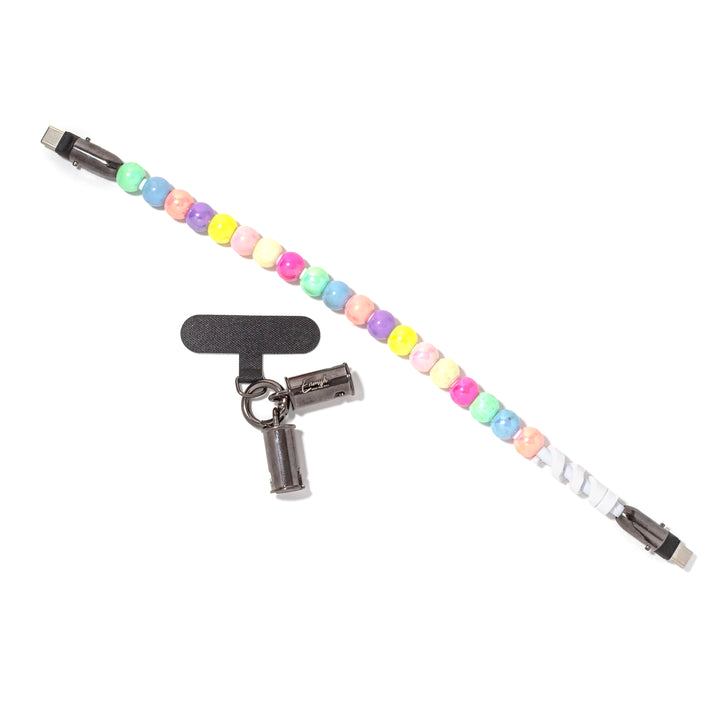 Beaded Phone Charger Wristlet Sweetart