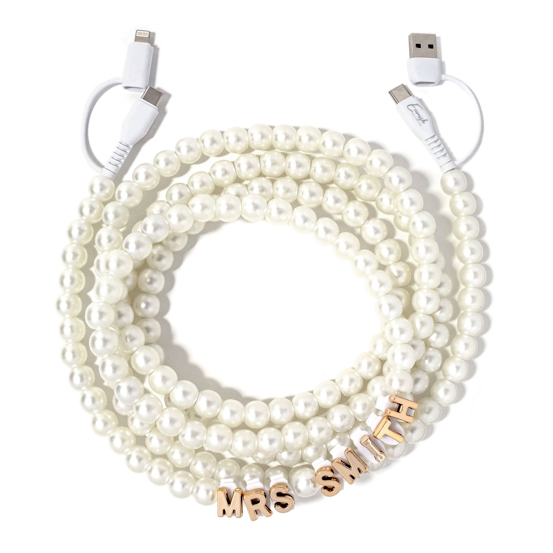 Beaded Phone Charger Mrs.