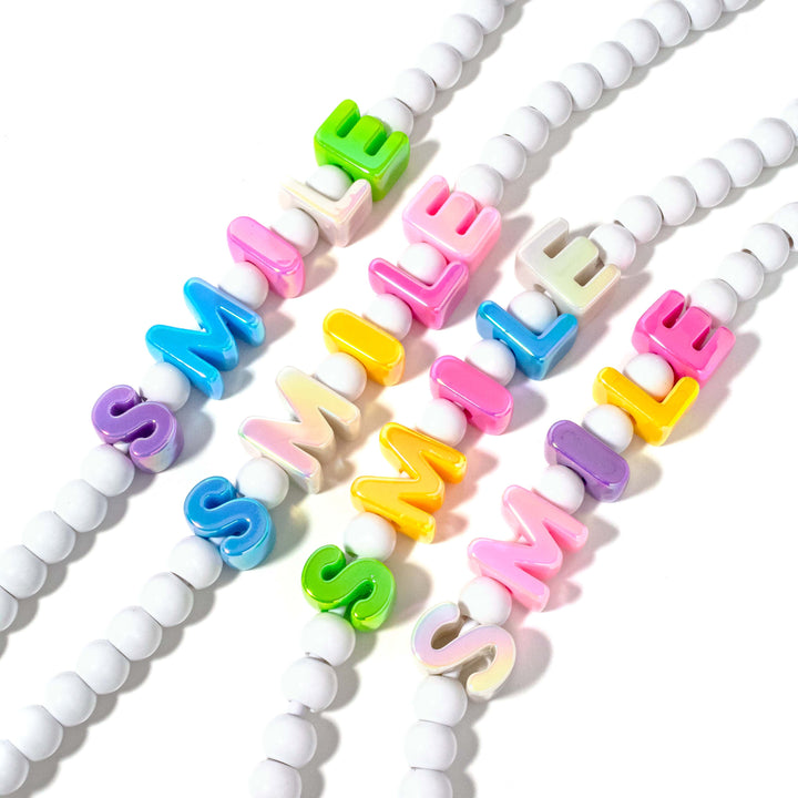 Beaded Phone Charger Smile Chalk