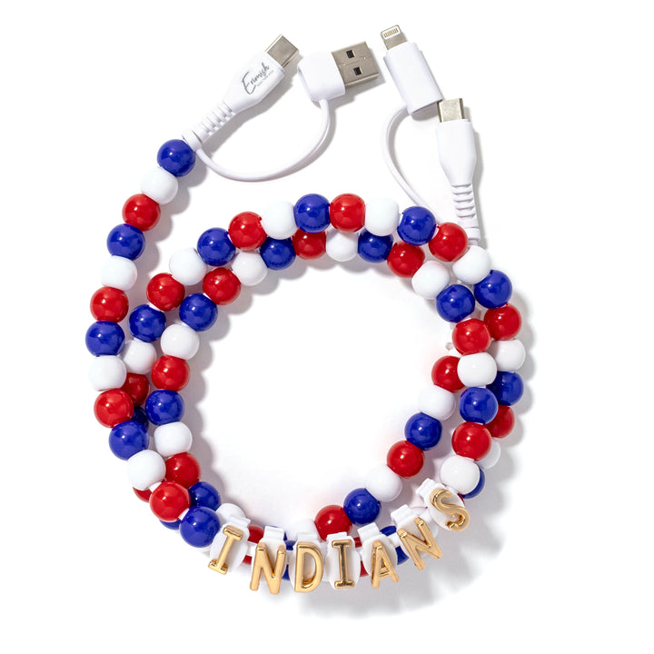 Beaded Phone Charger Indians