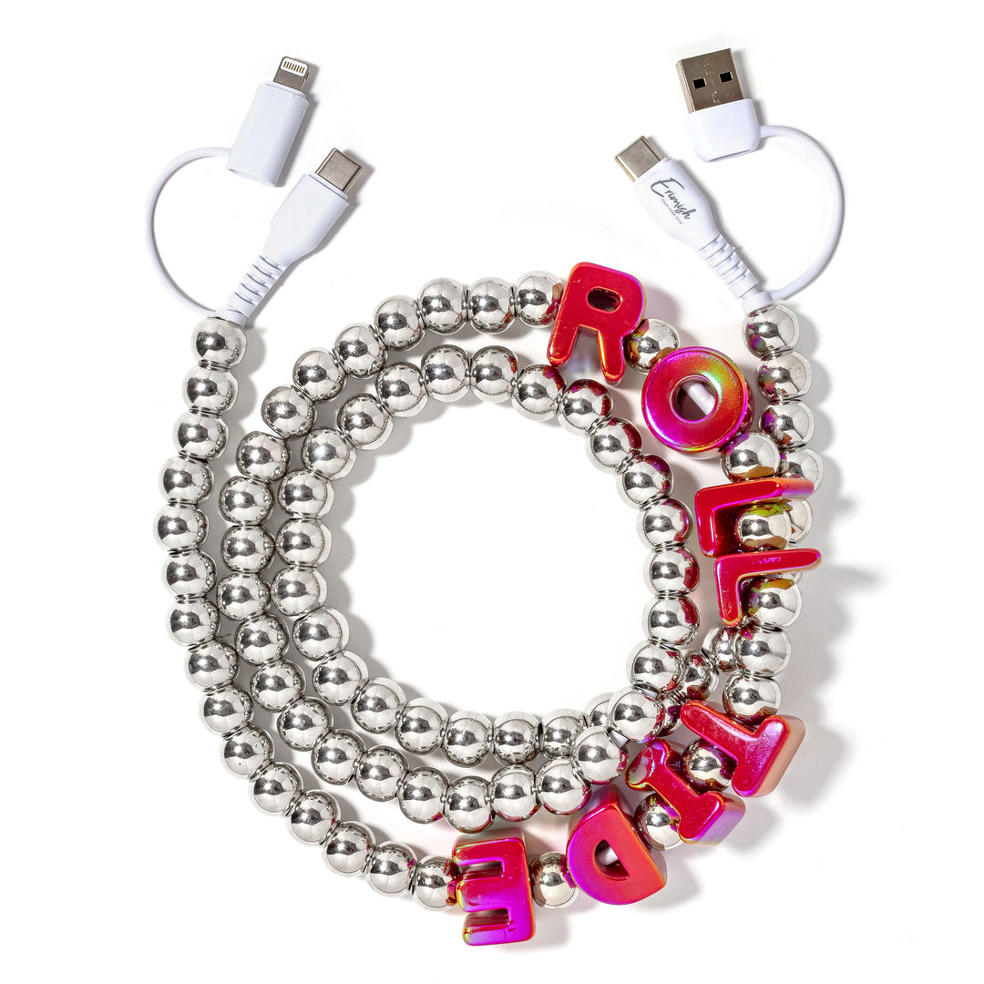 Beaded Phone Charger Alabama
