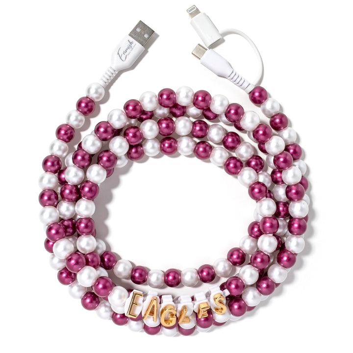 Beaded Phone Charger Eagles