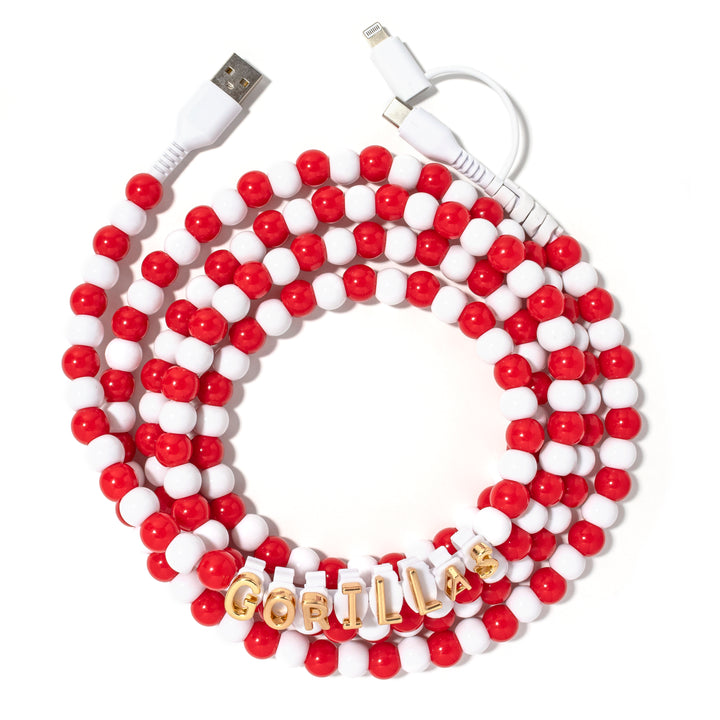Beaded Phone Charger Gorillas