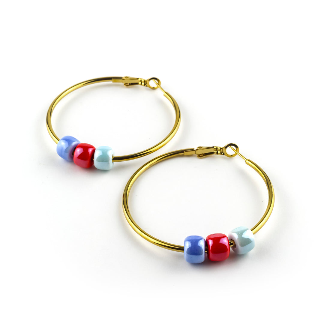 Becca Earring Gold - Erimish