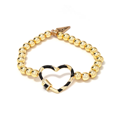 Black Heart Bracelet