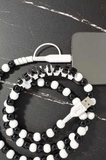Beaded Phone Charger Oreo