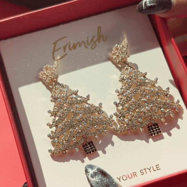 Bling Tree Earring