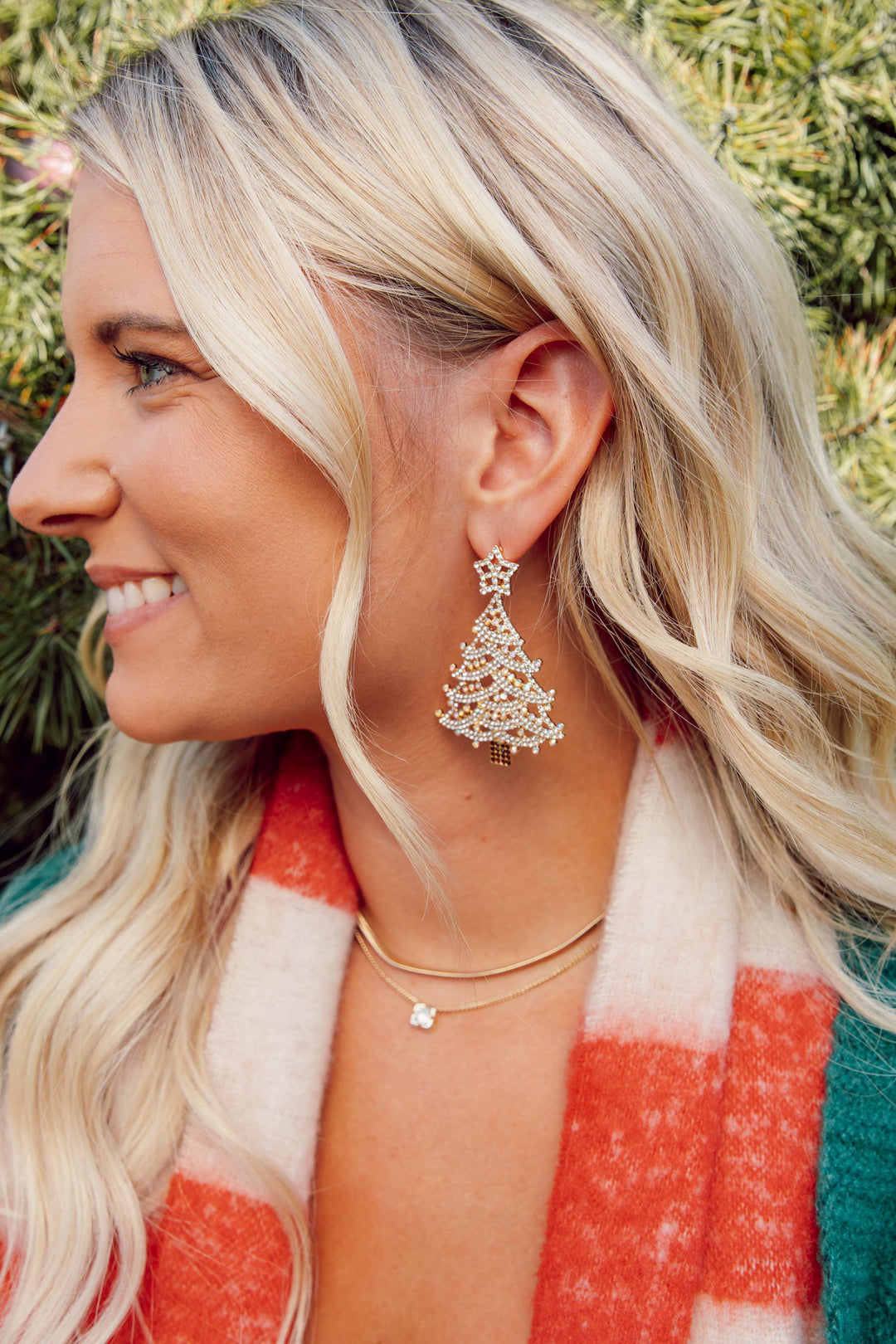 Bling Tree Earring