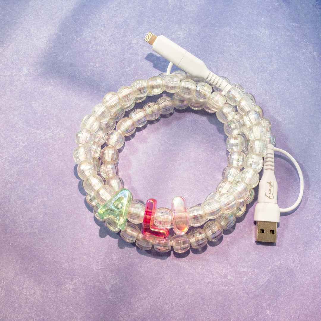 Beaded Phone Charger Block Party Custom