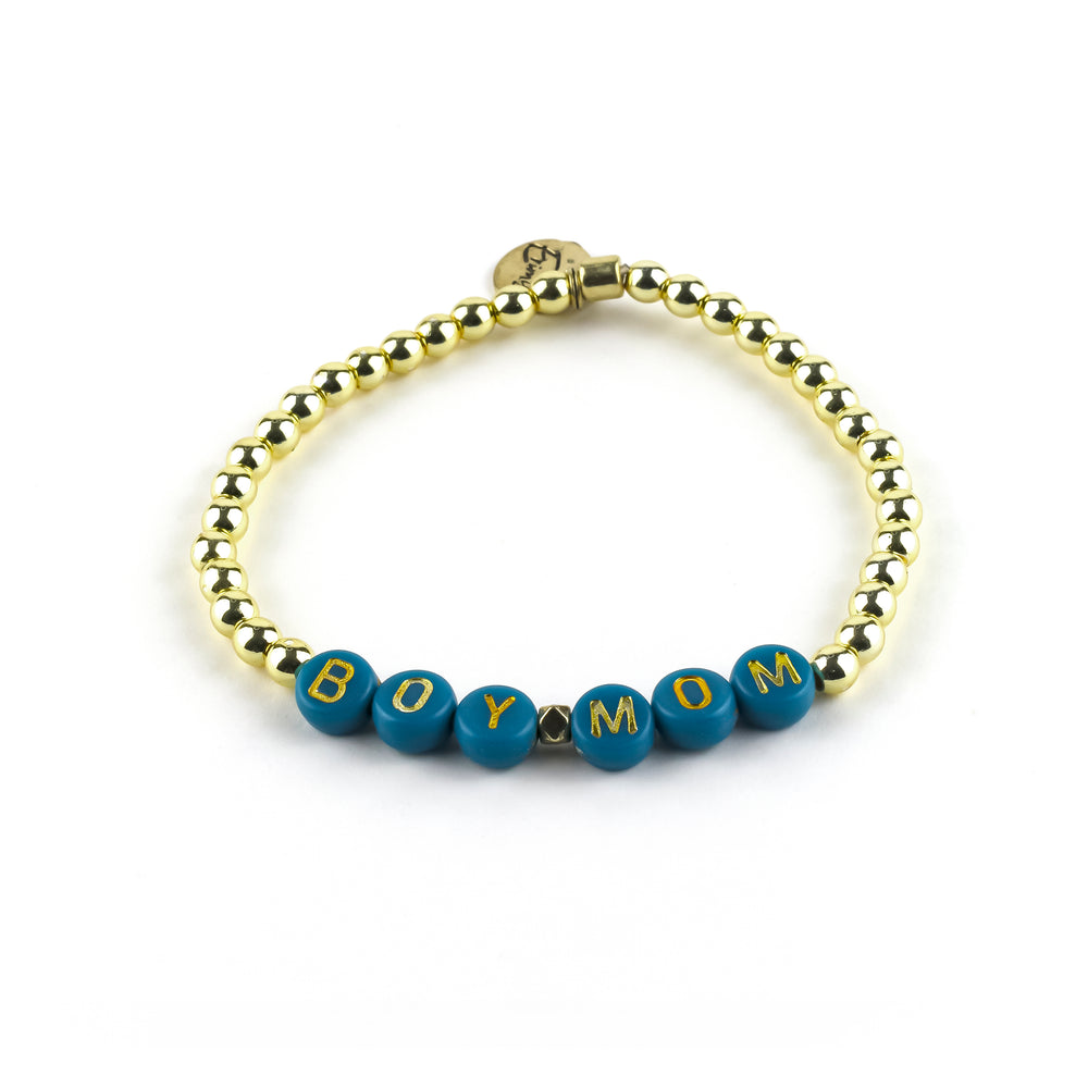 Boy Mom Custom Bracelet-J - Erimish