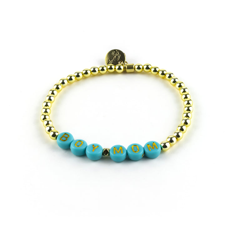 Boy Mom Custom Bracelet-J - Erimish