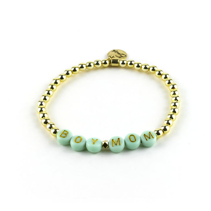 Boy Mom Custom Bracelet-J - Erimish