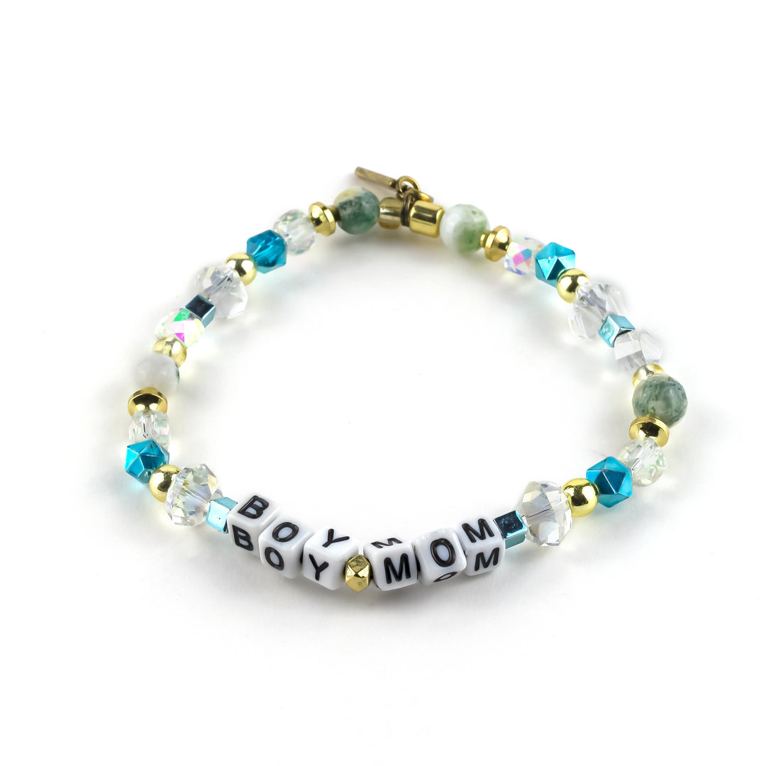 Boy Mom Custom Bracelet-Q