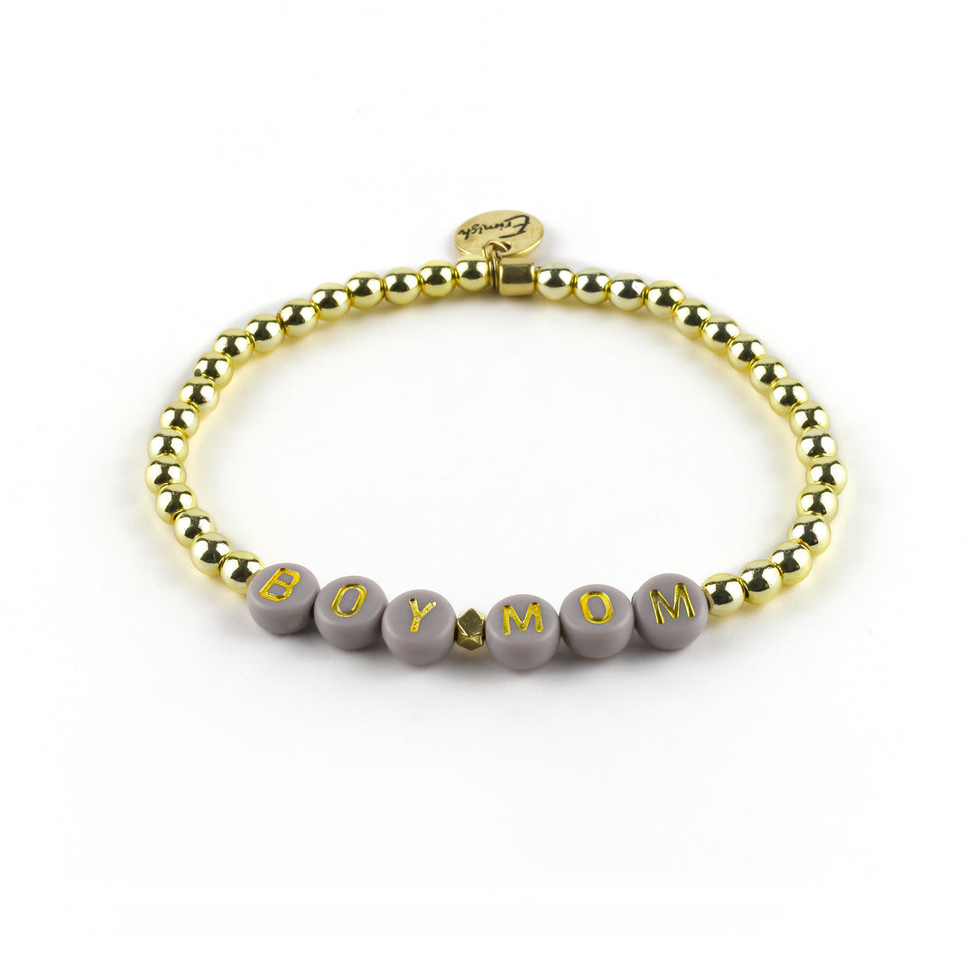 Boy Mom Custom Bracelet-J - Erimish