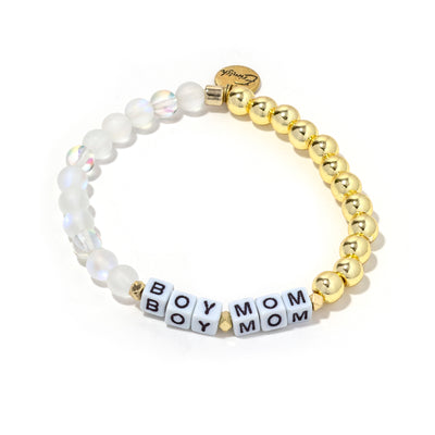 Boy Mom Gold Mermaid Custom Bracelet