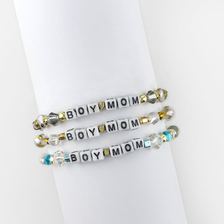 Boy Mom Custom Bracelet-Q