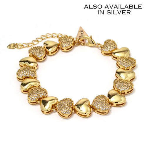 Bubble Heart Bracelet