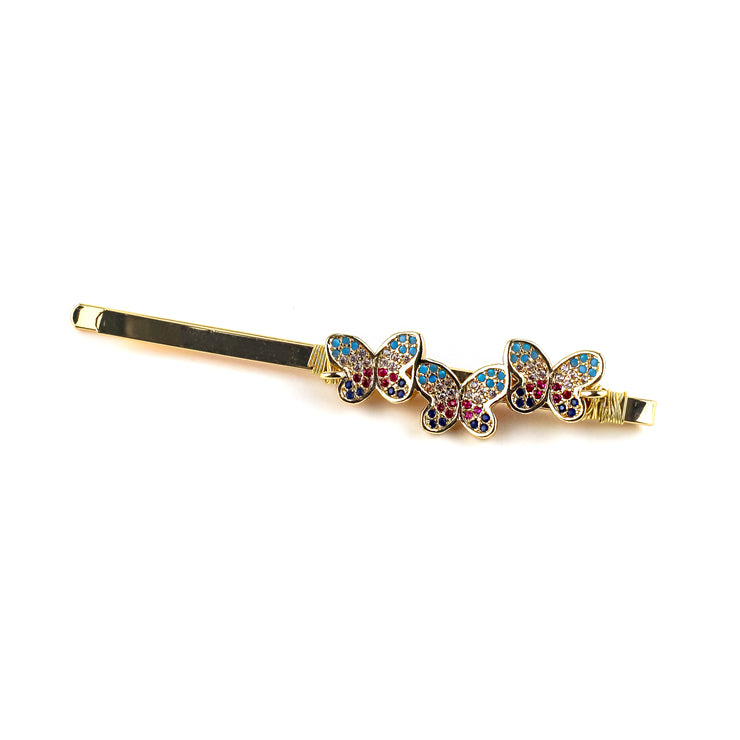 Butterfly Multi Hair Gem