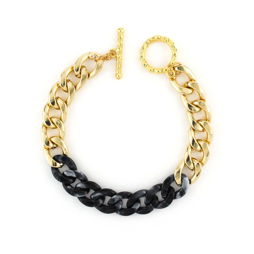Calico Mini Bracelet Black Marble - Erimish