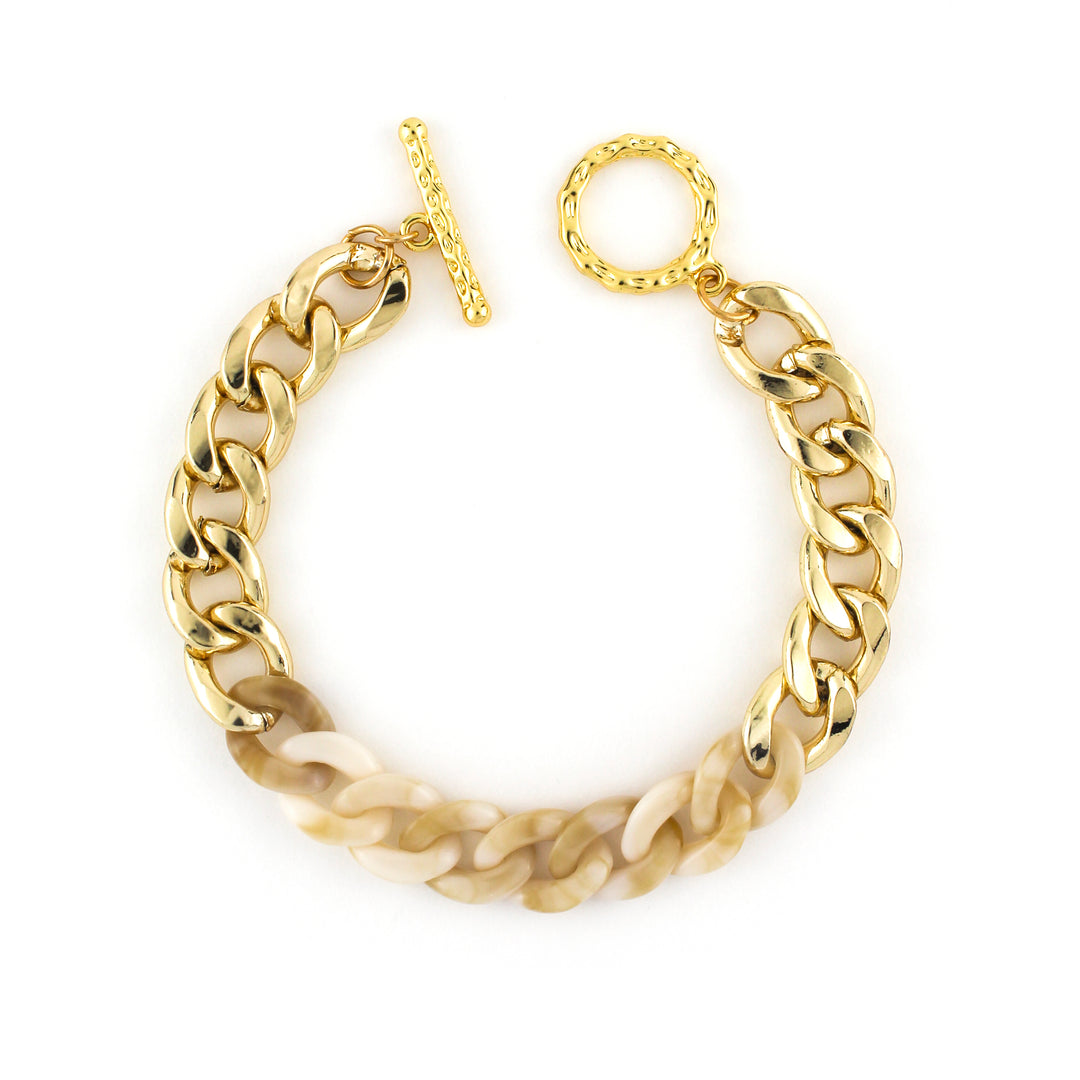 Calico Mini Bracelet Ivory Marble - Erimish