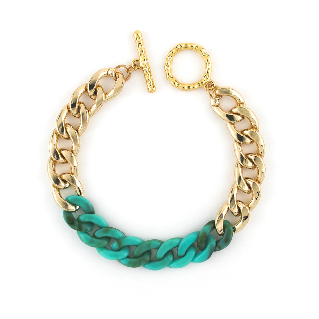 Calico Mini Bracelet Turq Marble - Erimish