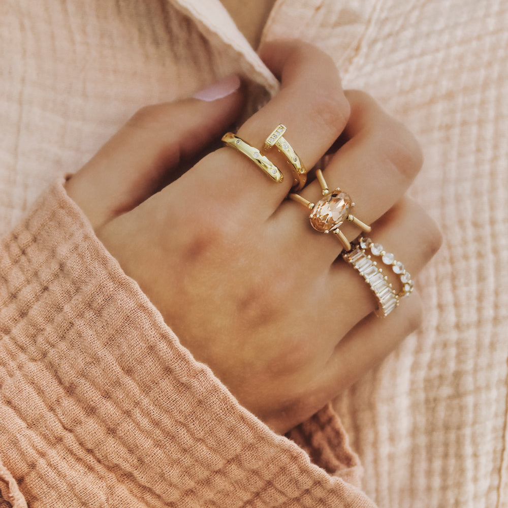 Candy Crush Ring Rose Gold - Erimish