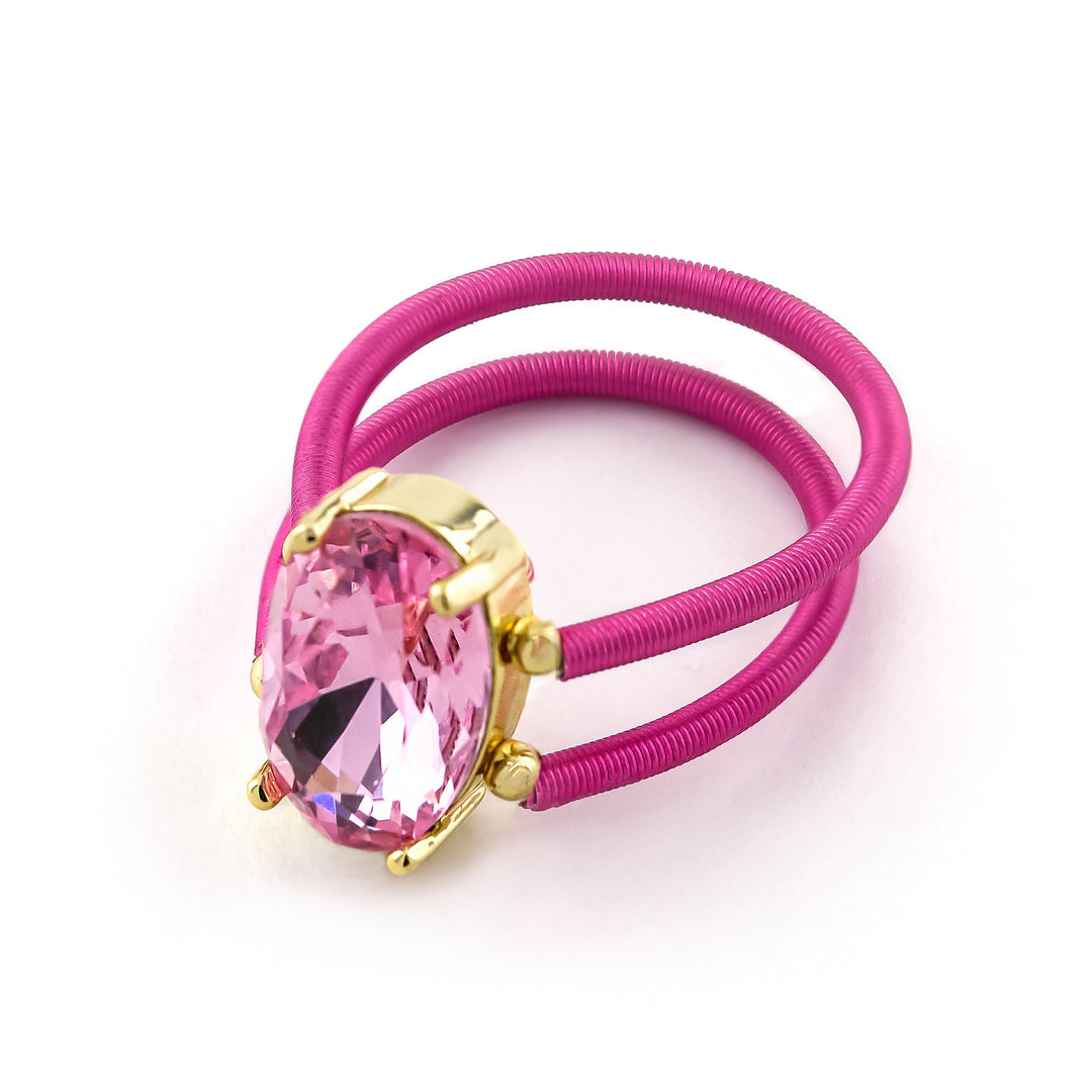 Candy Crush Ring Hot Pink