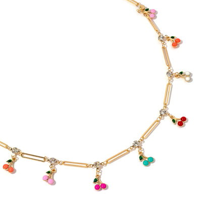 Cherry Swirl Necklace
