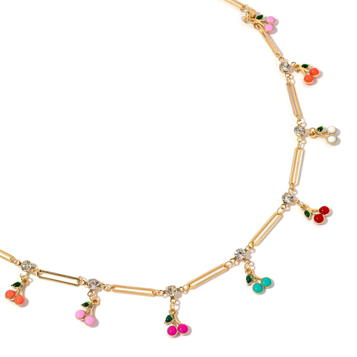 Cherry Swirl Necklace