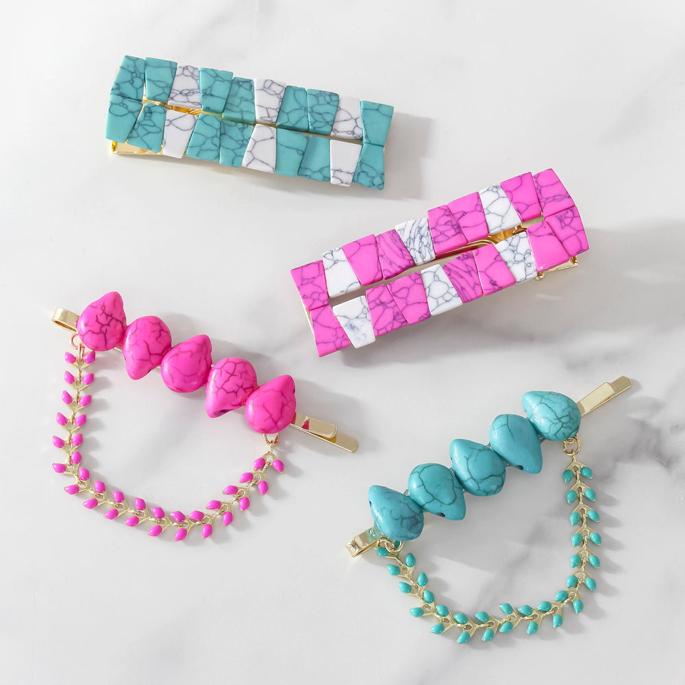 Fiji Blossom Hair Clips - Erimish
