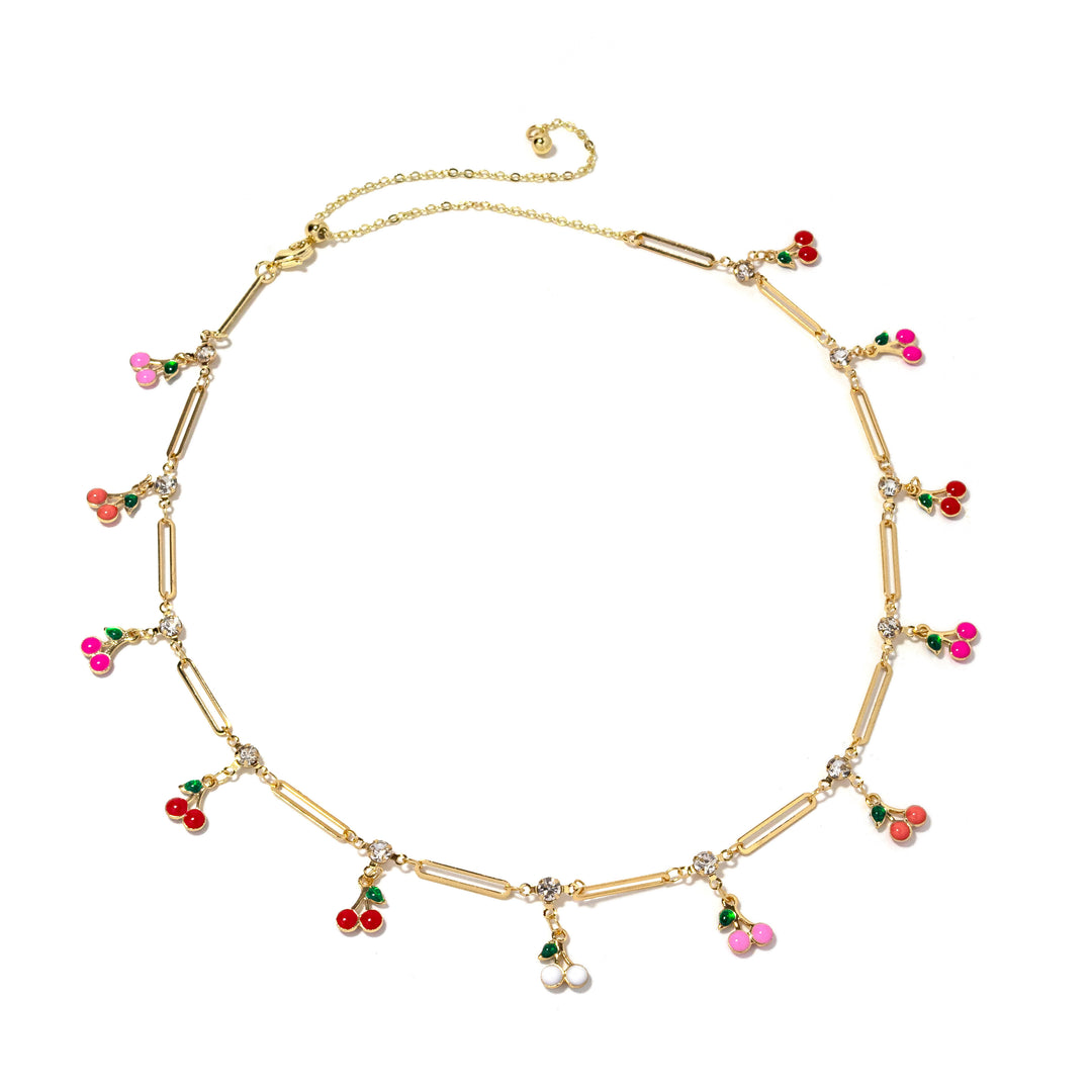 Cherry Swirl Necklace