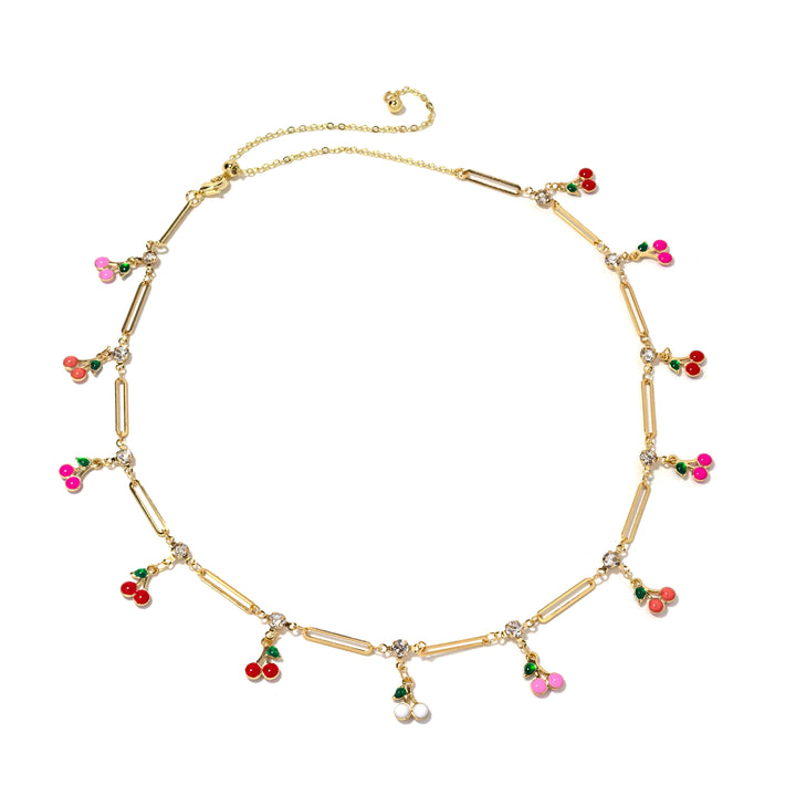 Cherry Swirl Necklace