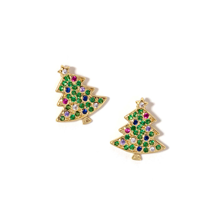 Christmas Tree Stud Earring