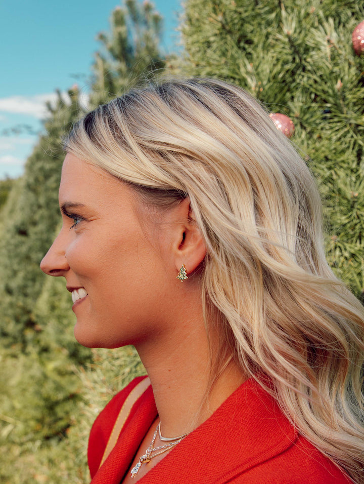 Christmas Tree Stud Earring