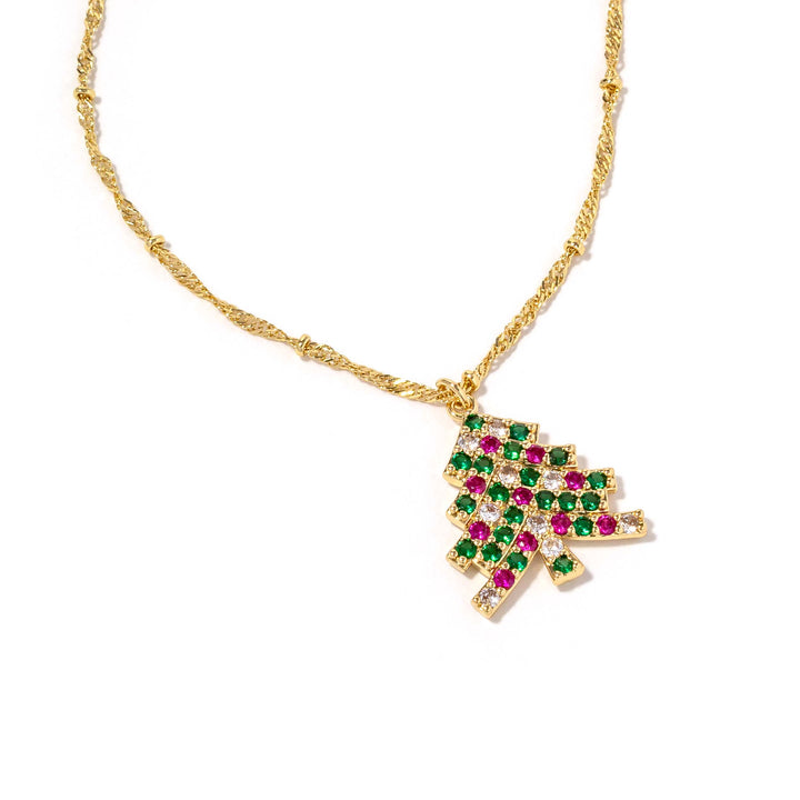 Christmas Tree Necklace
