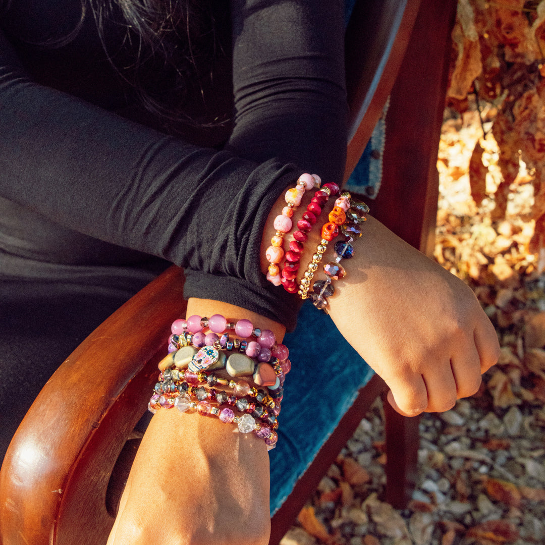 Day of the Dead Bracelet Stack