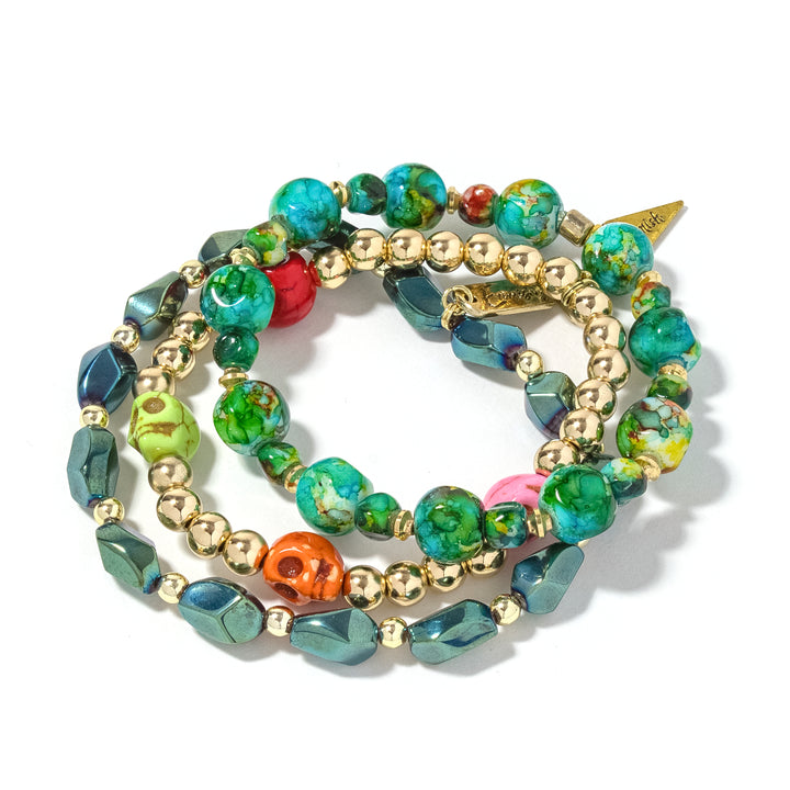 Colorful Skulls Starter Stack