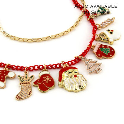 Santa Charm Necklace
