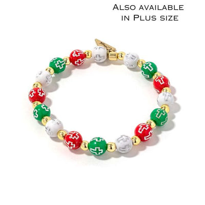 Cross Staple Bracelet Christmas