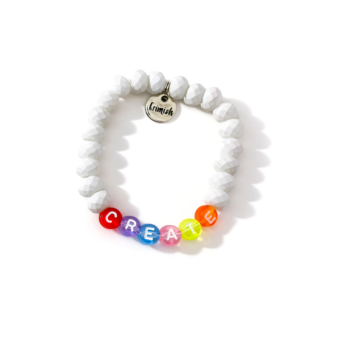 Gem Jams Space Bracelet Create White (KIDS) - Erimish
