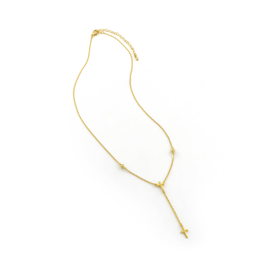 Cross Drop Necklace - Erimish
