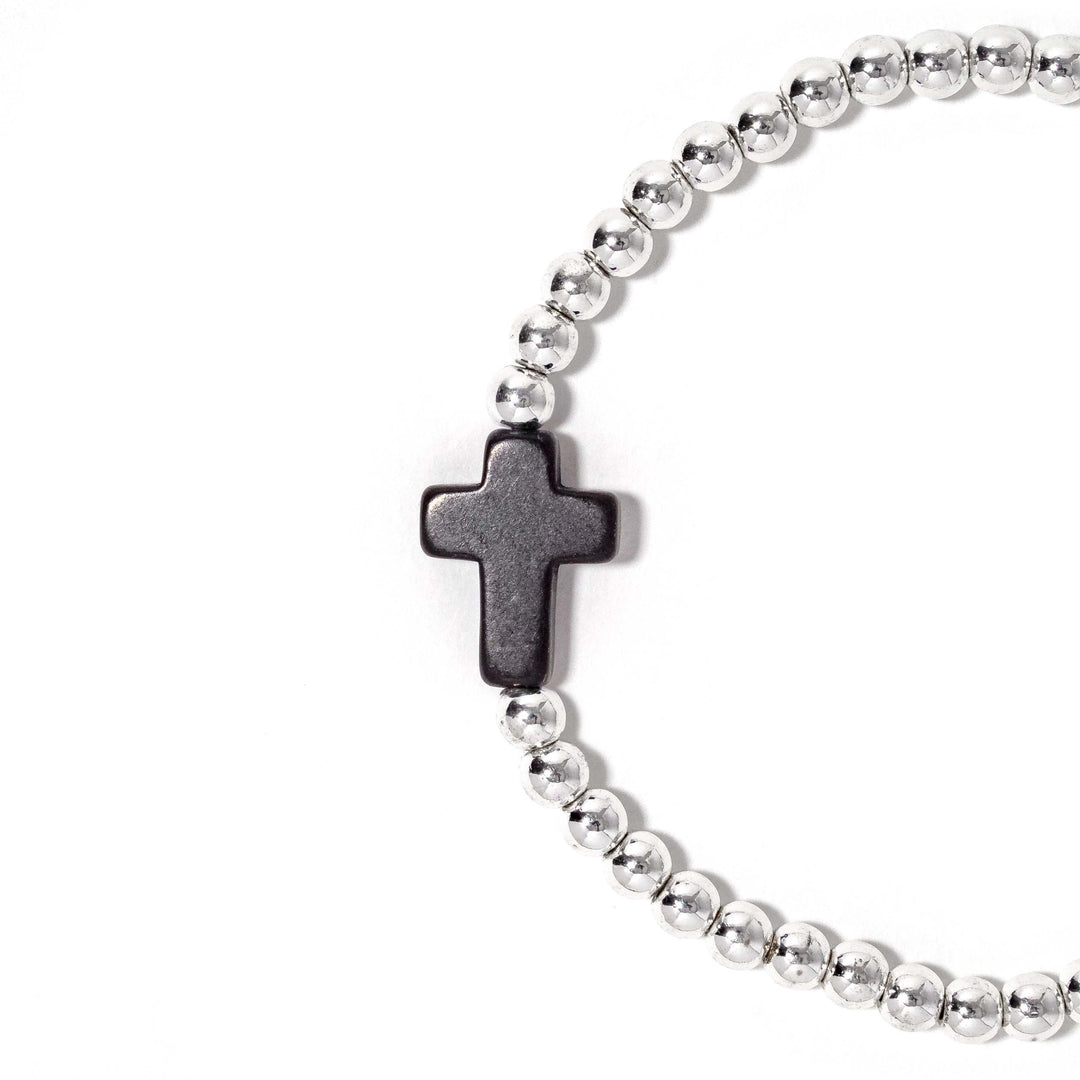 Cross Bracelet Black