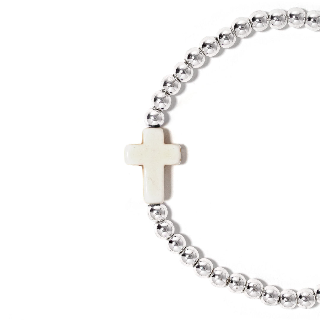 Cross Bracelet Cream